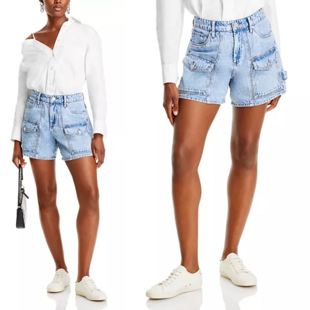 Blank NYC All Heart Denim Cargo Shorts - Like New